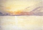 Joseph Mallord William Turner Sunset oil painting reproduction